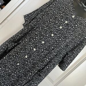 NWOT Black & White Dress, XL